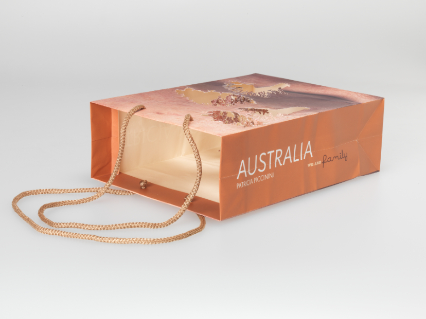 Yuken Teruya 2 | Side view of scenery art from cardboard bag | Queensland Gallery of Modern Art